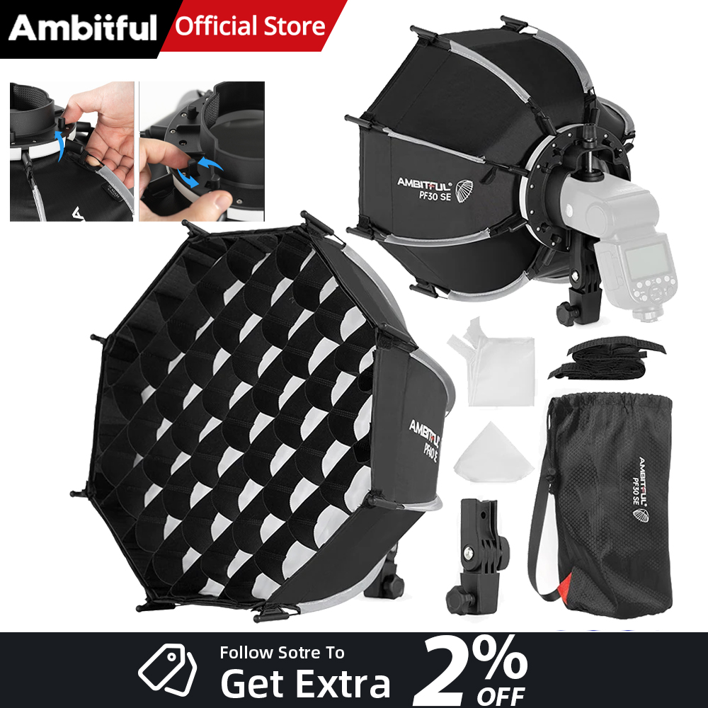 Photography Lighting Box - AMBITFUL PF30/PF40 30cm /40cm Mini Speedlite