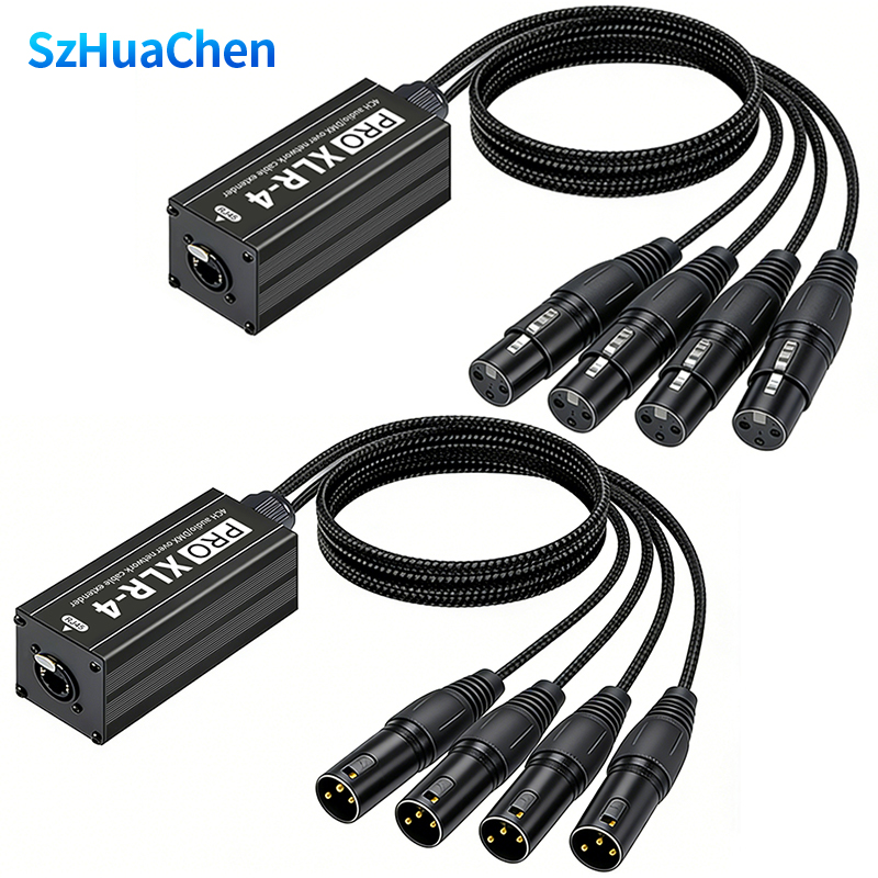 Photography Lighting Box - RJ45 Cat5 Cat6 to 4 Channel