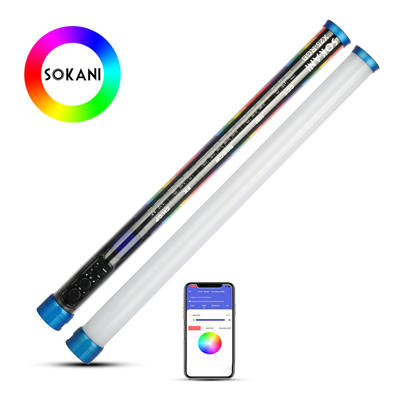 Sokani X25 RGB Bi-Màu Sắc Đèn  - đánh giá và giá Torjim Rgb Photography Video Lighting