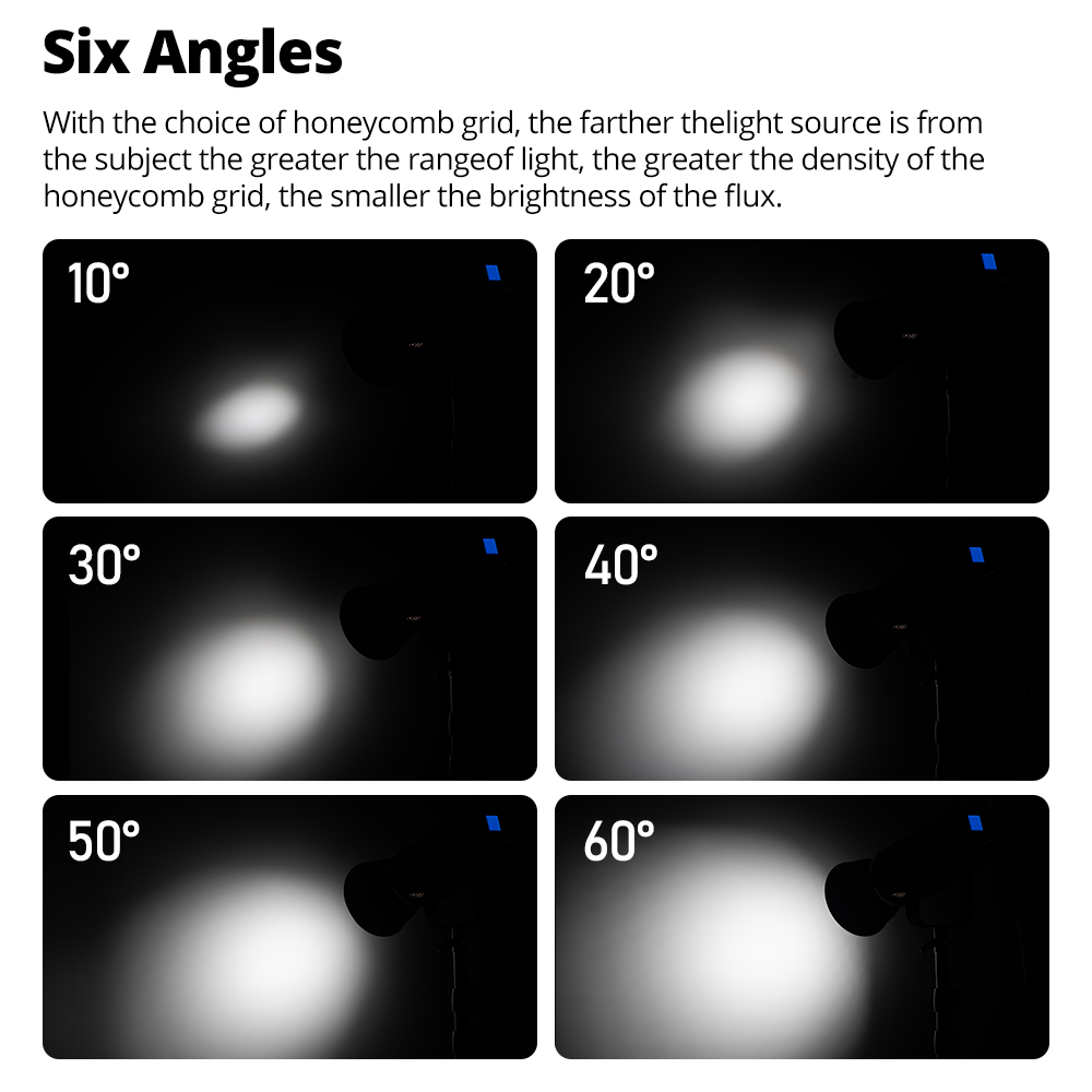Ambitful HK-06C Spotlight Hone - đánh giá và giá Photography Lighting Grid