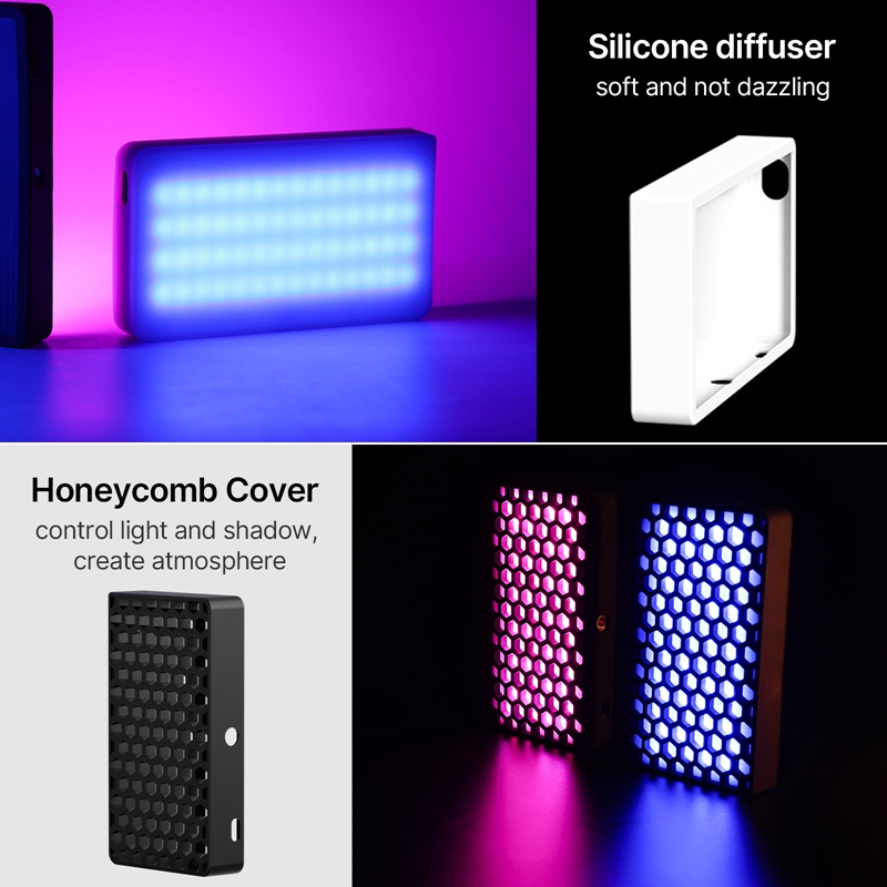 Ulanzi LT002 7 inch Pocket LED - đánh giá và giá Torjim Rgb Photography Video Lighting