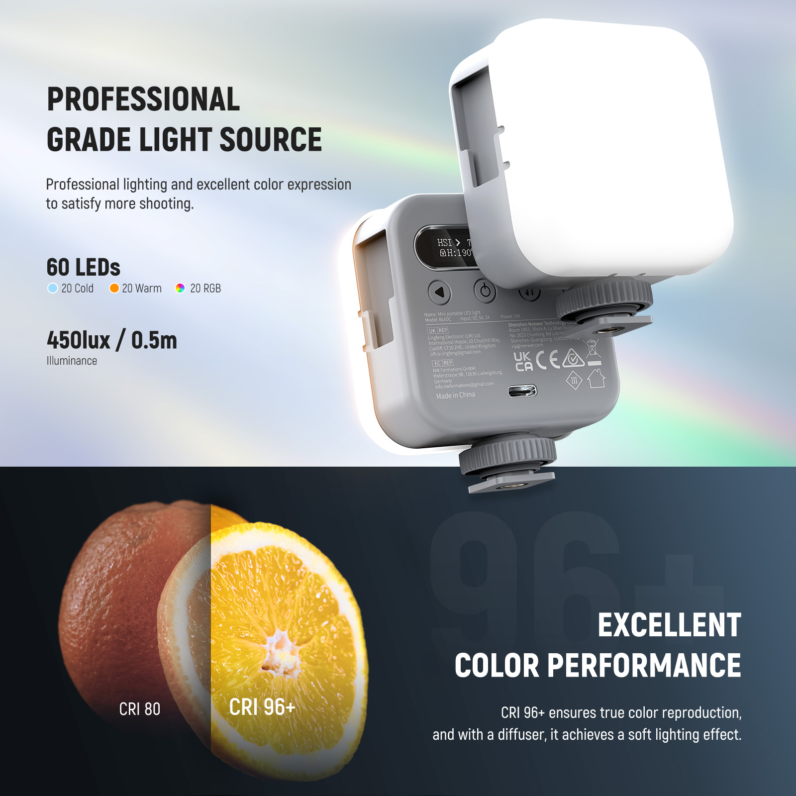NEEWER Basic Magnetic RGB Vide - đánh giá và giá Photography Lighting Basics