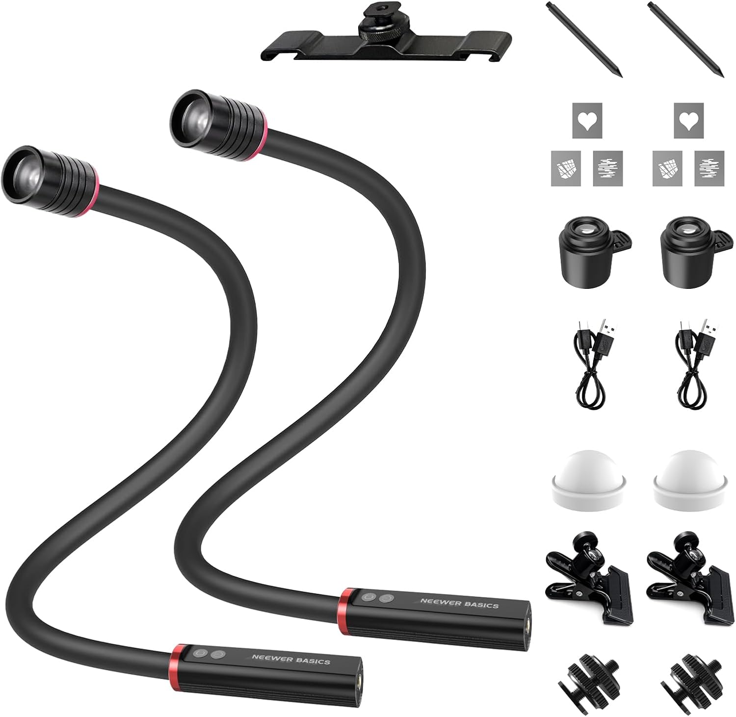 NEEWER BASICS 2 Pcs ML01 USB C - đánh giá và giá Photography Lighting Basics