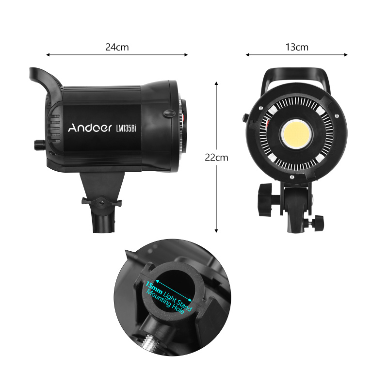 Andoer LM135Bi Portable LED Ph - đánh giá và giá Photography Lighting Grid