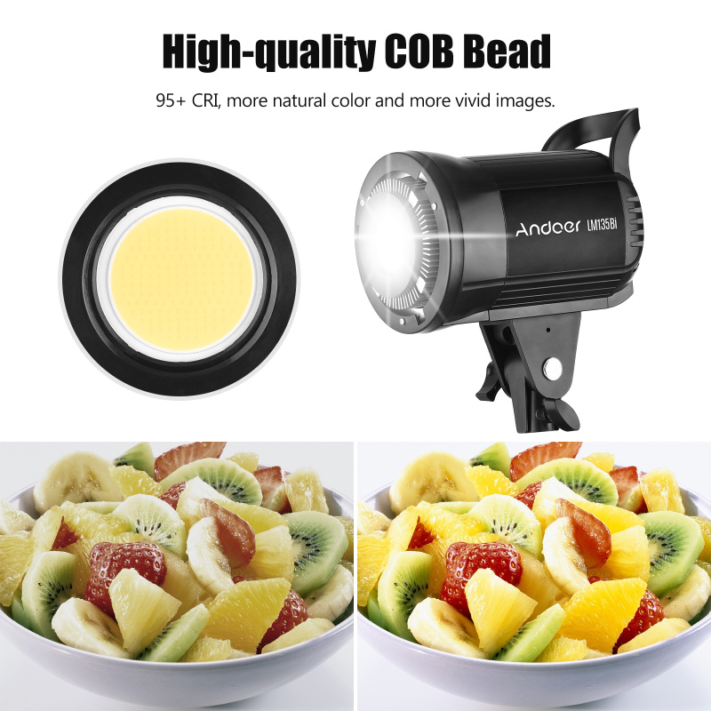 Andoer LM135Bi Portable LED Ph - đánh giá và giá Photography Lighting Grid