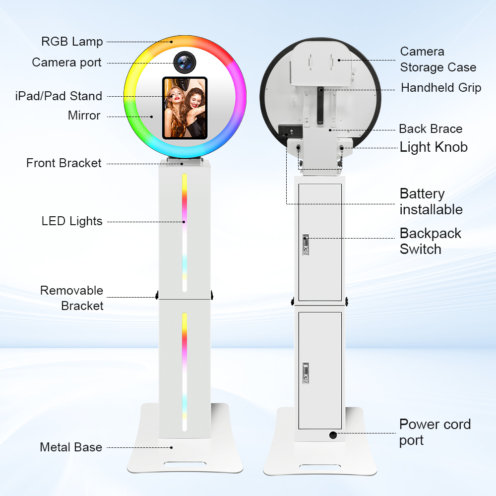 DSLR Photo Booth Machines Suit - đánh giá và giá Photography Lighting Rgb