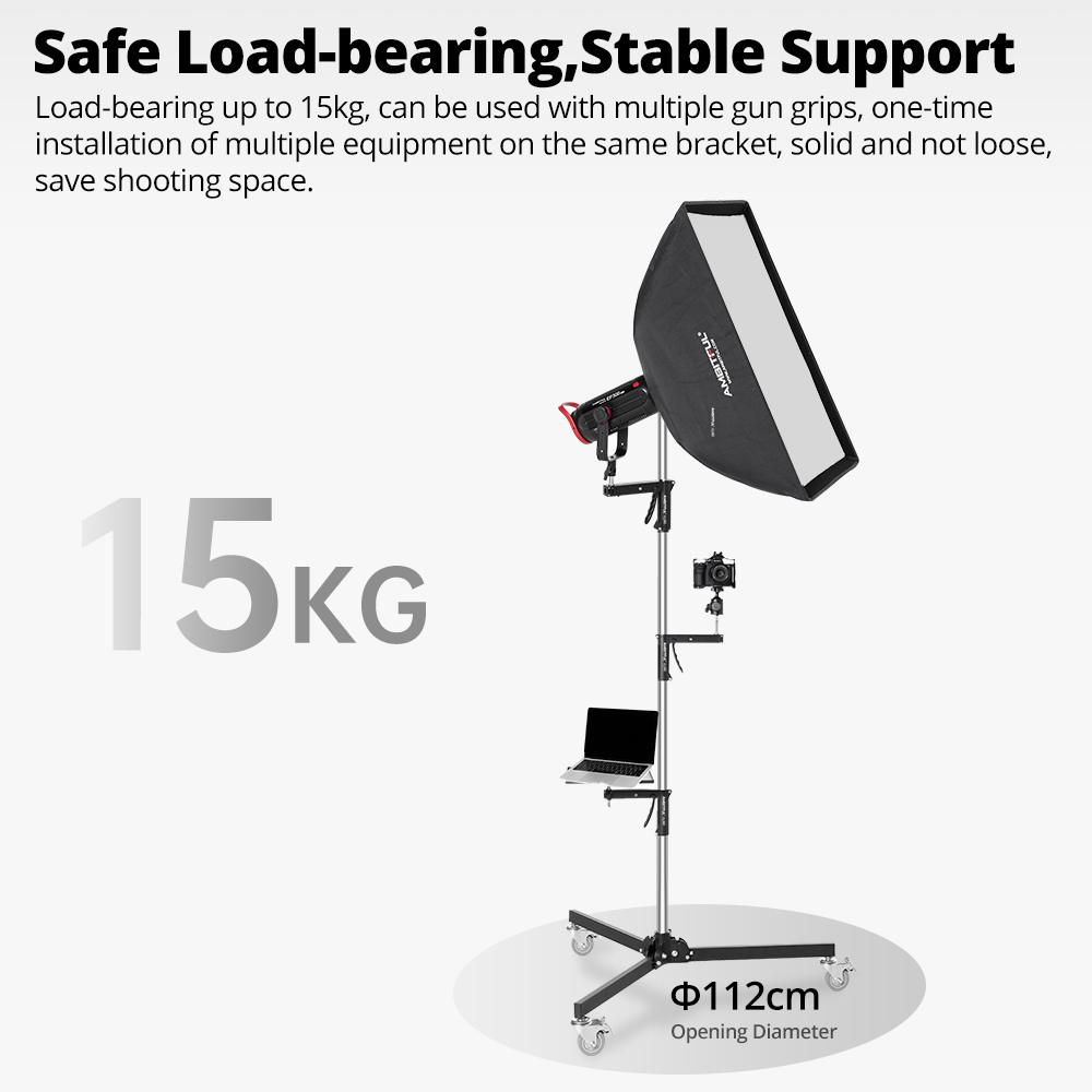 Ambitful 71cm-255cm AL250 Gun  - đánh giá và giá Photography Lighting Box
