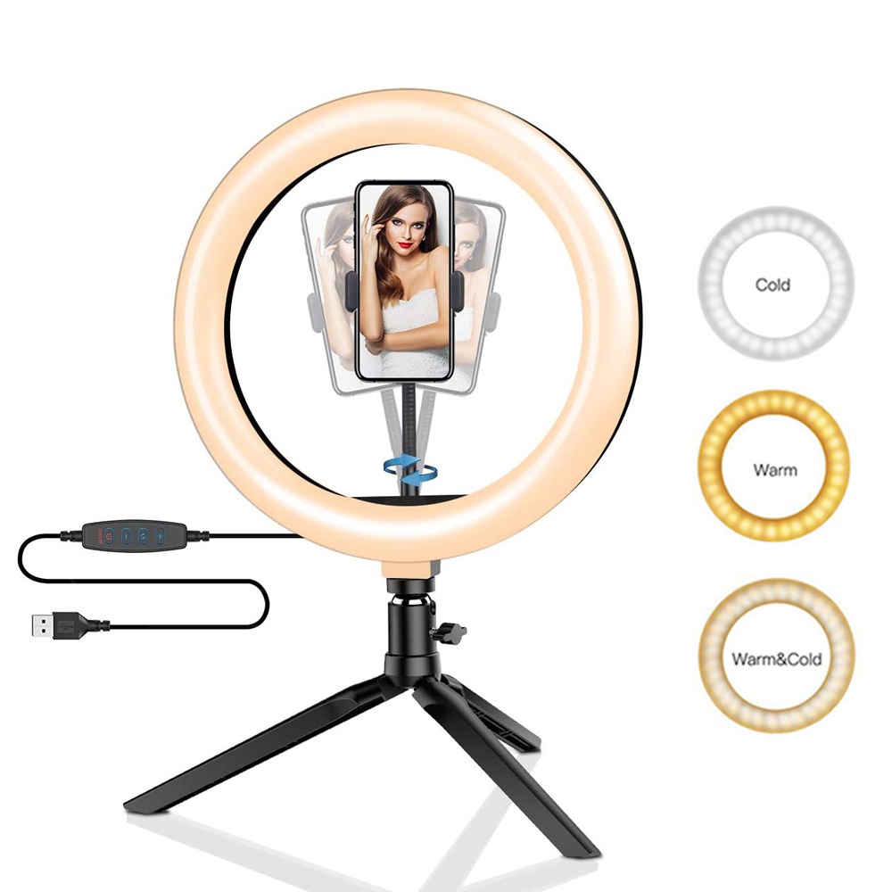 26cm 10 inch Led Ring Selfie L - đánh giá và giá Iris Photography Led Lighting Pack