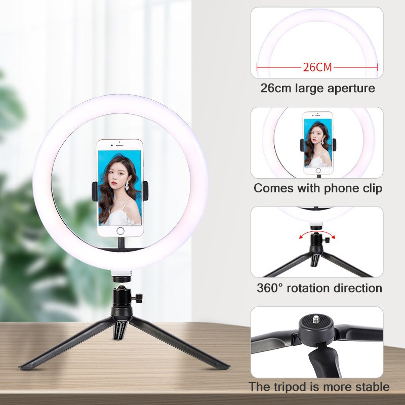 26cm 10 inch Led Ring Selfie L - đánh giá và giá Iris Photography Led Lighting Pack