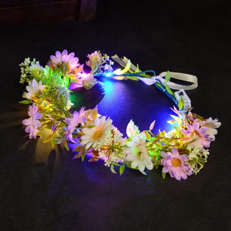 LED Light Up Flower Crown Head - đánh giá và giá Photography Lighting Devices