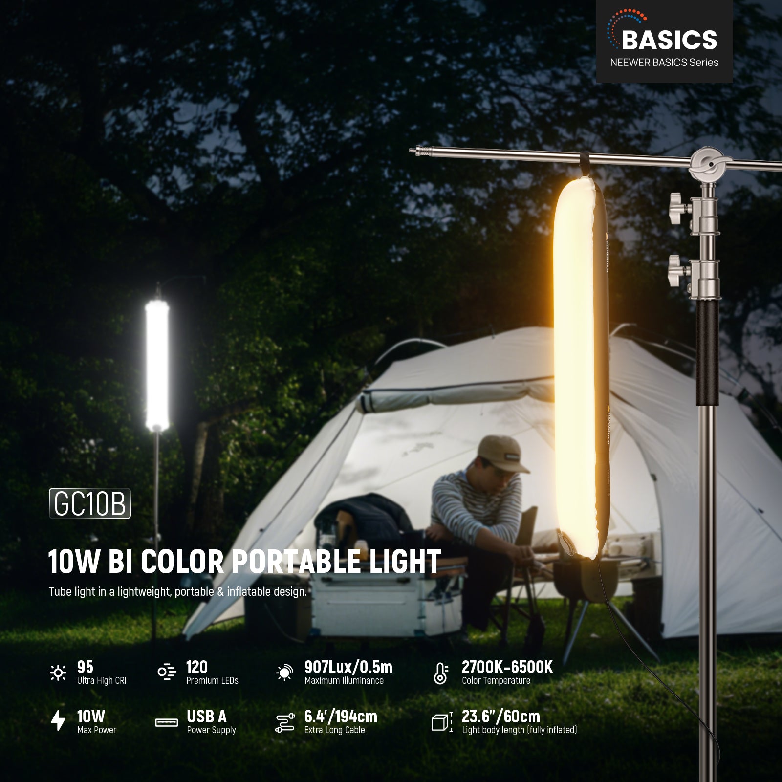 NEEWER BASICS 10W 21W Bi Color - đánh giá và giá Photography Lighting Basics