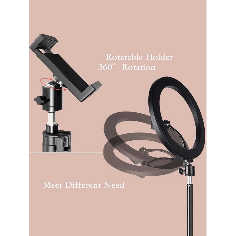 Desiontal 26cm Ring Light with - đánh giá và giá Torjim Rgb Photography Video Lighting