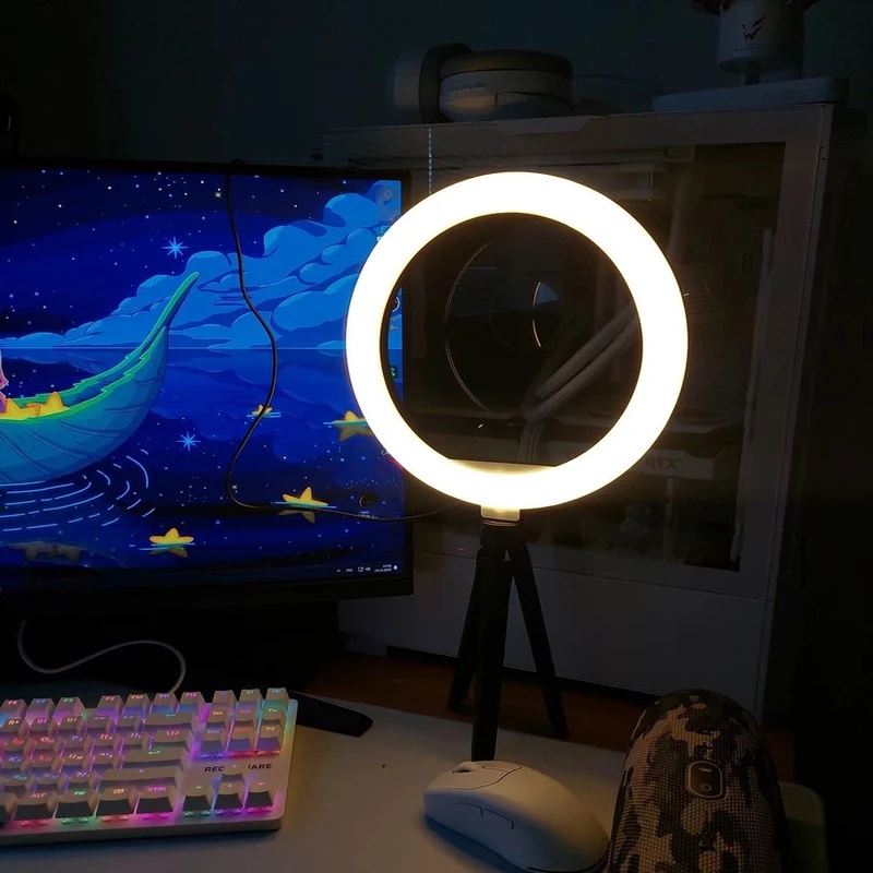 Desiontal 26cm Ring Light with - đánh giá và giá Torjim Rgb Photography Video Lighting