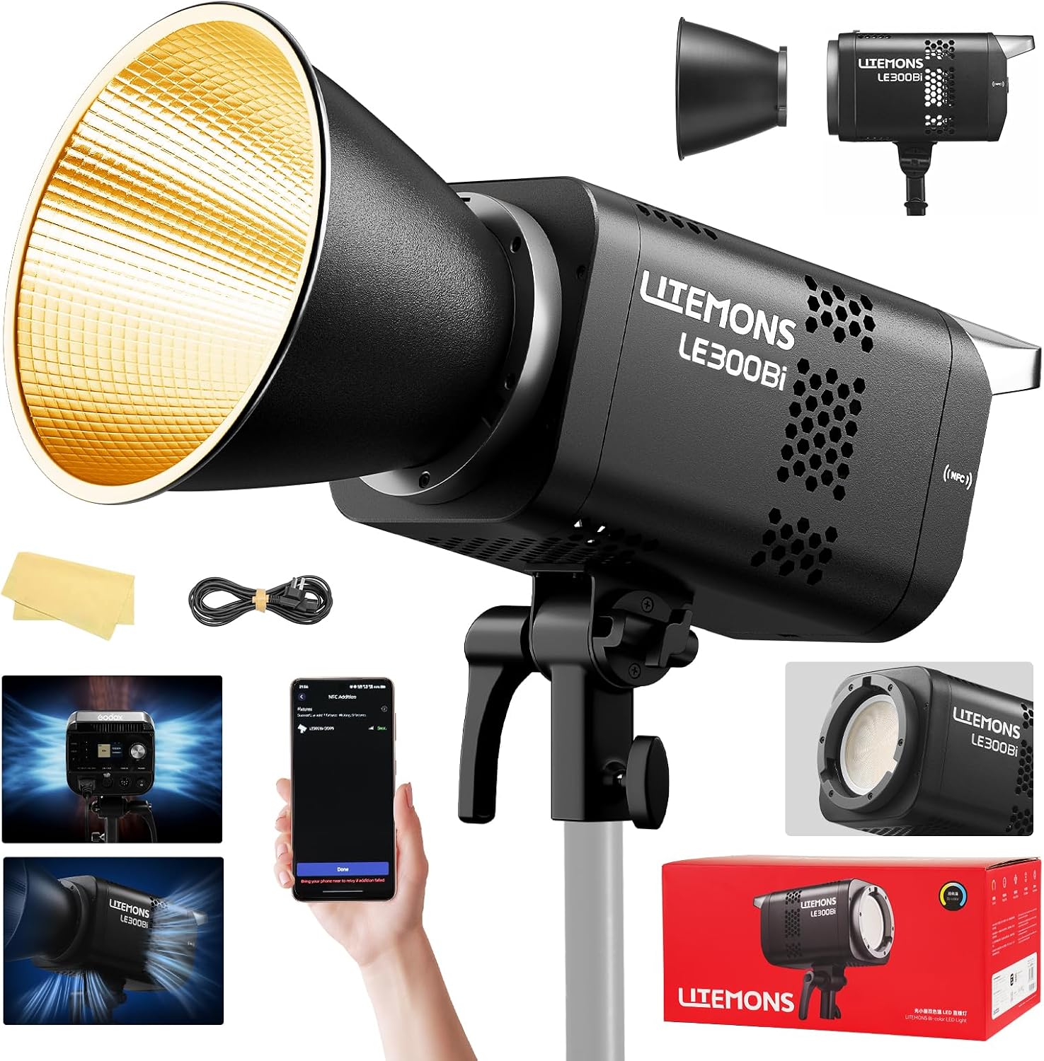 RGB LED Video Lighting Kit, 3- - đánh giá và giá Photography Lighting Rgb
