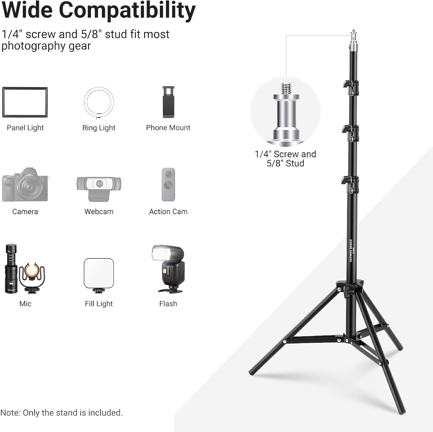 NEEWER Basics 6ft/180cm Photog - đánh giá và giá Photography Lighting Basics