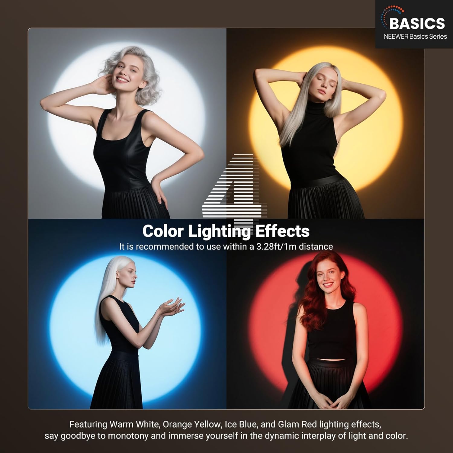 NEEWER Basics RGB Photography  - đánh giá và giá Photography Lighting Basics