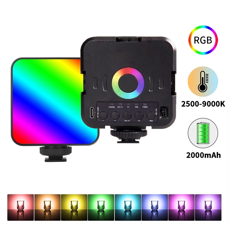 Portable Mini RGB Video Light  - đánh giá và giá Photography Lighting Rgb