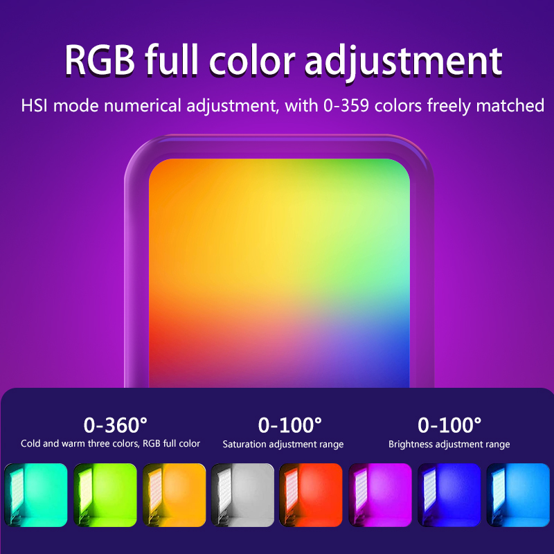 Portable Mini RGB Video Light  - đánh giá và giá Photography Lighting Rgb