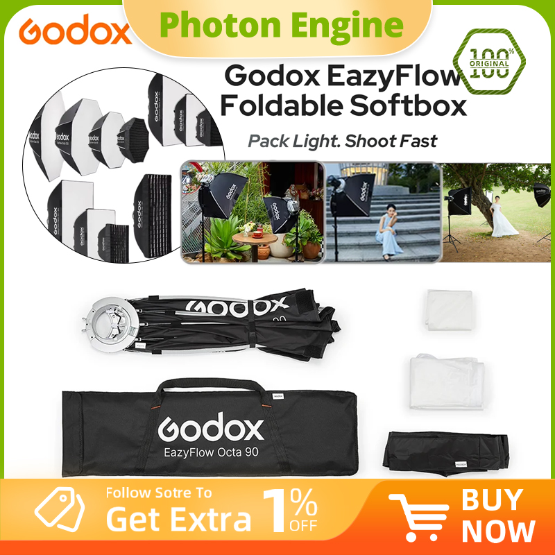 Godox EazyFlow series Foldable - đánh giá và giá Photography Lighting Box