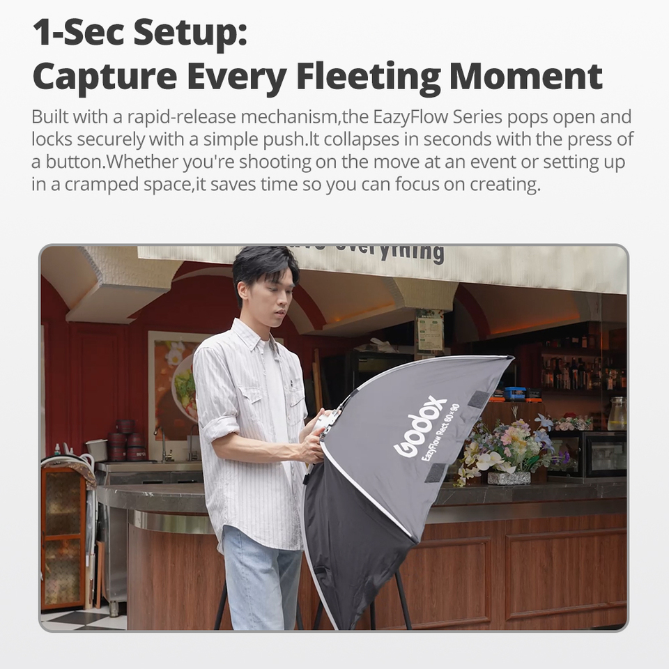 Godox EazyFlow series Foldable - đánh giá và giá Photography Lighting Box