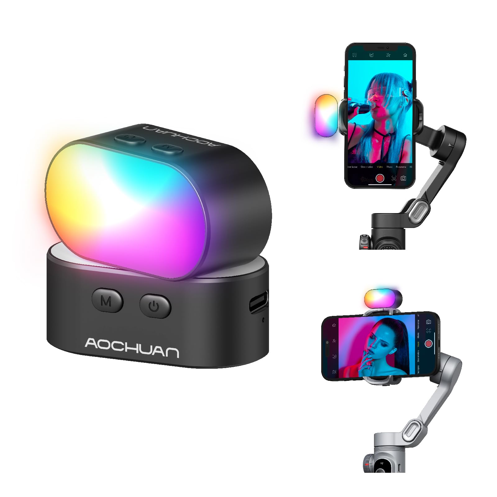 AOCHUAN RGB Magnetic Fill Ligh - đánh giá và giá Torjim Rgb Photography Video Lighting